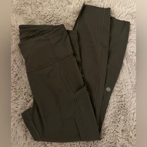 Lululemon Light Green Fast and Free Leggings
